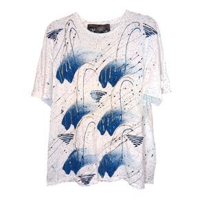 VTG Apparel Ltd Art Wear 100% Cotton Tee Shirt OSFM (M-L) Retro 80s Wearable Art